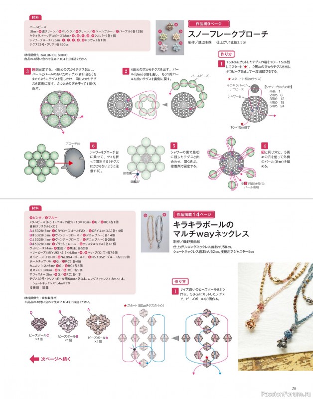 Коллекция проектов для рукодельниц в журнале «Bead Friend - Winter 2025»