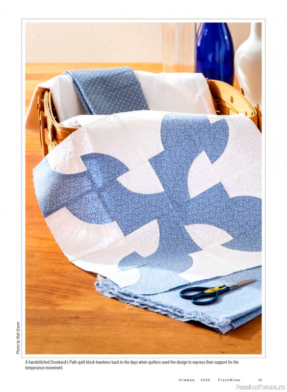 Коллекция проектов для рукодельниц в журнале «PieceWork - Summer 2026»