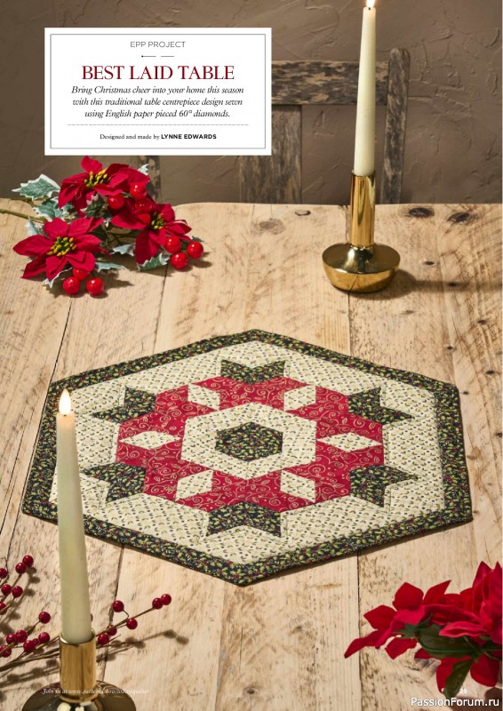 Коллекция проектов для рукодельниц в журнале «Todays Quilter №133 2025»