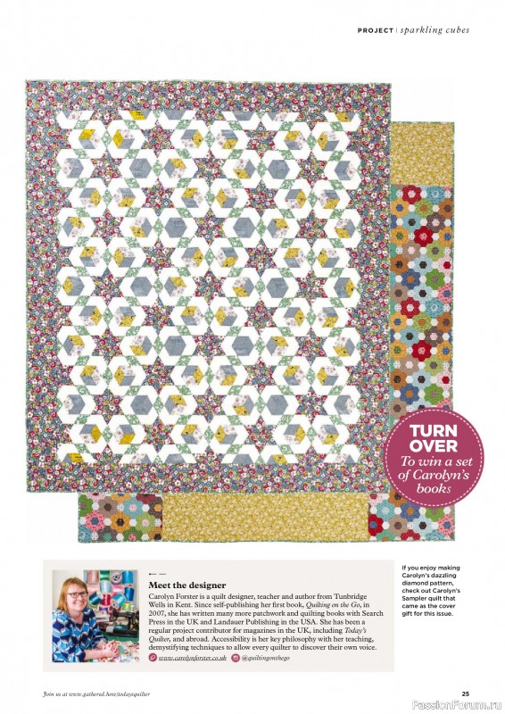 Коллекция проектов для рукодельниц в журнале «Todays Quilter №135 2025»