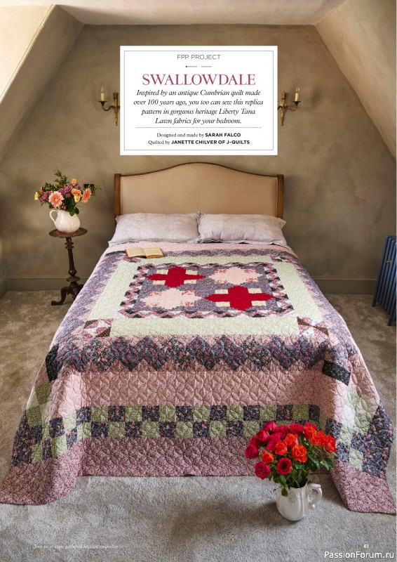 Коллекция проектов для рукодельниц в журнале «Todays Quilter №135 2025»