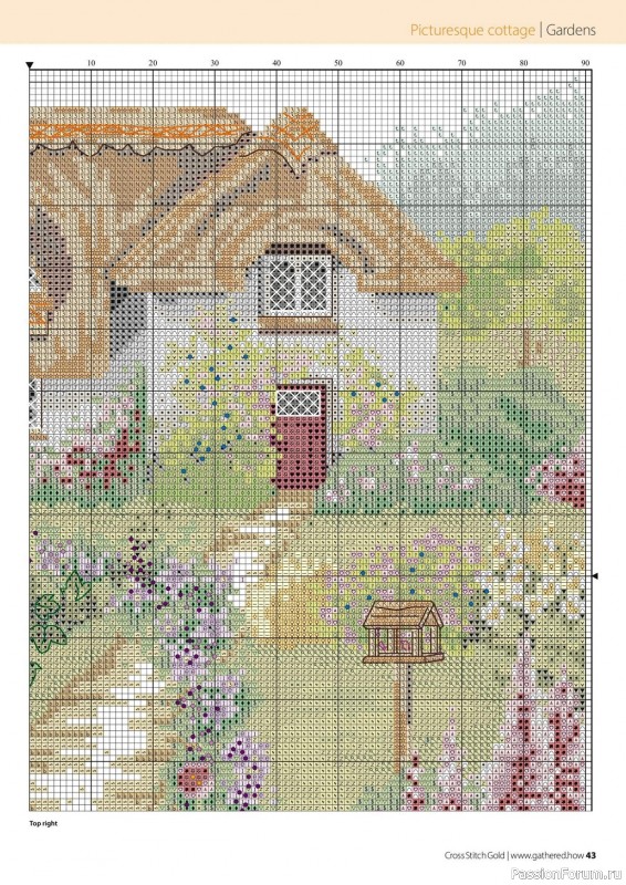 Коллекция вышивки в журнале «Cross Stitch Gold - Floral Collection 2023»