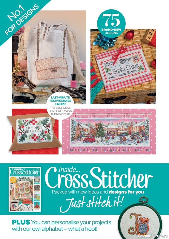 Коллекция вышивки в журнале «CrossStitcher №404 2023»