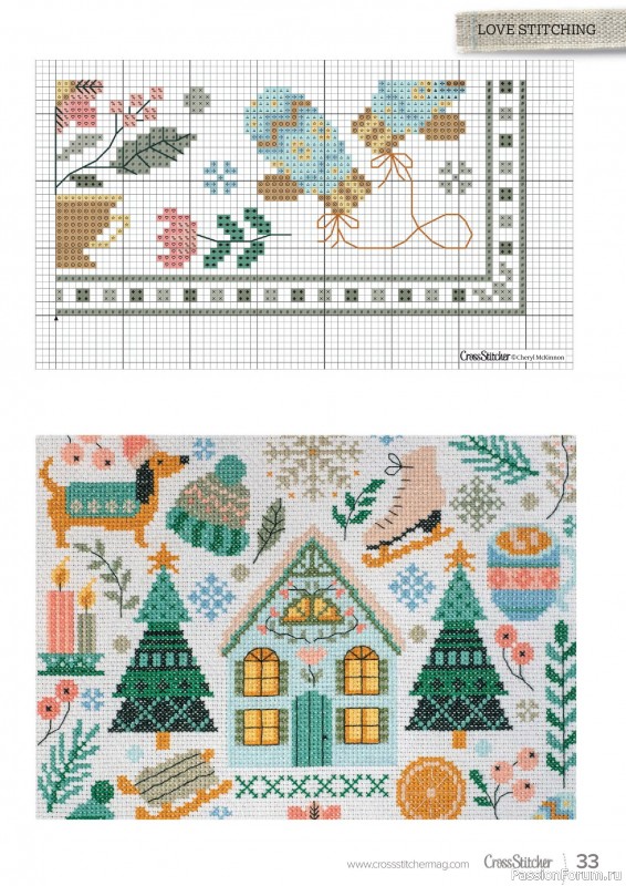 Коллекция вышивки в журнале «CrossStitcher №430 2025»