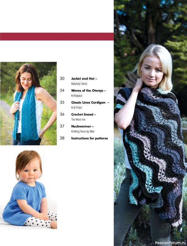 Вязаные модели спицами в журнале «Australian Knitting – Vol.17 №3 2025»