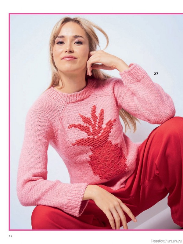 Вязаные модели в журнале «Sabrina №4 2024»