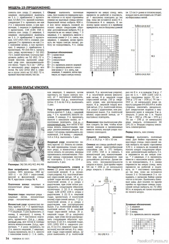 Вязаные модели в журнале «Verena №2 2025»