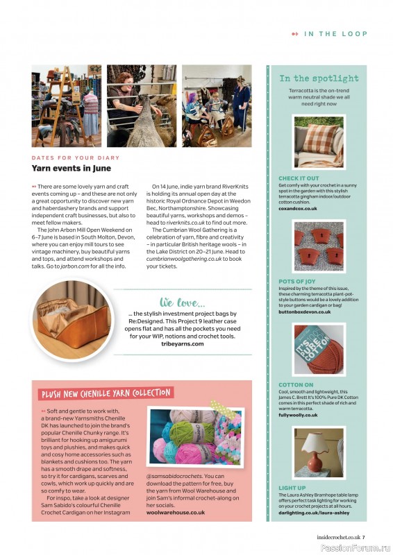Вязаные проекты крючком в журнале &laquo;Inside Crochet №189 2026&raquo;