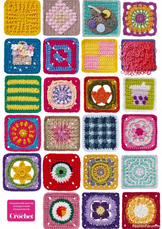 Вязаные проекты крючком в журнале «Simply Crochet №165 2025»