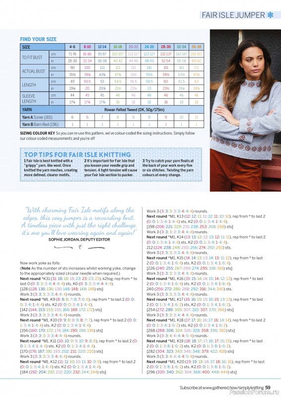 Вязаные проекты крючком в журнале «Simply Knitting №264 2025»