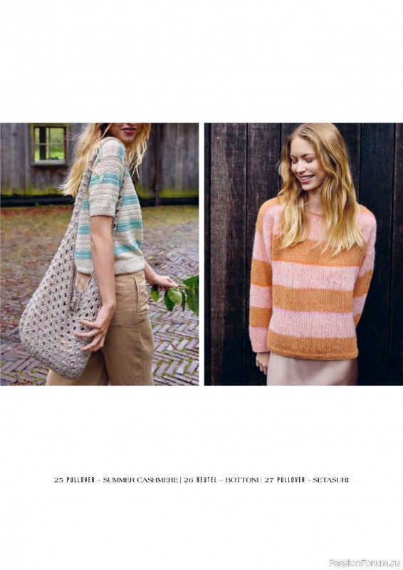 Вязаные проекты в журнале «Lana Grossa - Natural Knits №1 2025»