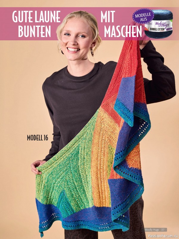 Вязаные проекты в журнале «Woolly Hugs Maschenwelt №5 2025»