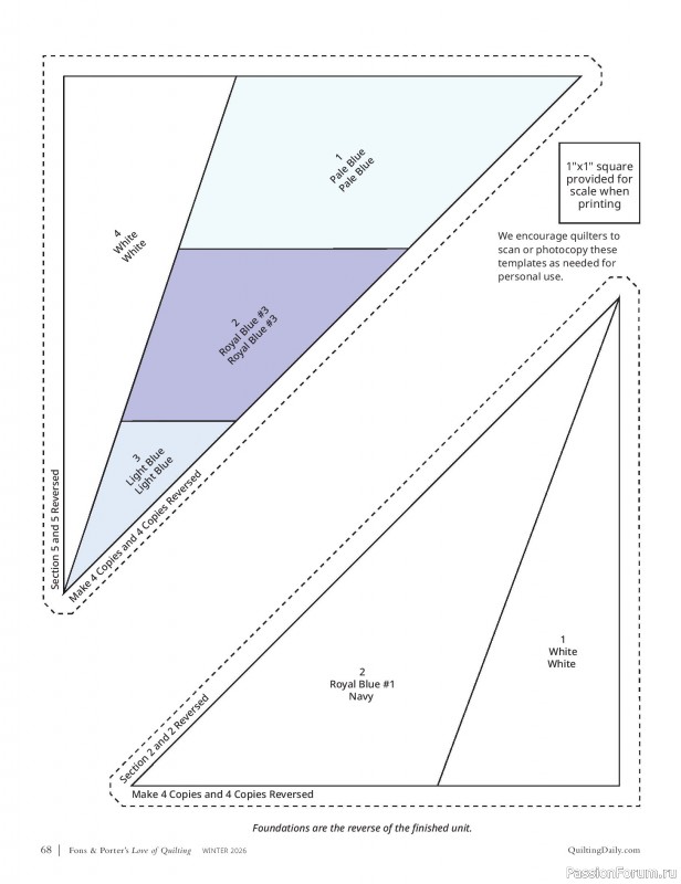 Коллекция проектов для рукодельниц в журнале «Fons & Porter's Love of Quilting - Winter 2026»