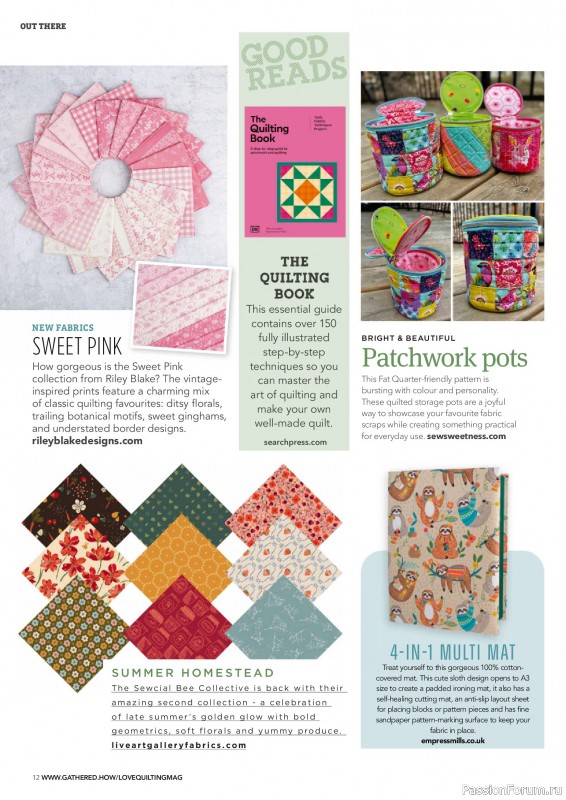 Коллекция проектов для рукодельниц в журнале «Love Patchwork & Quilting №165 2026»