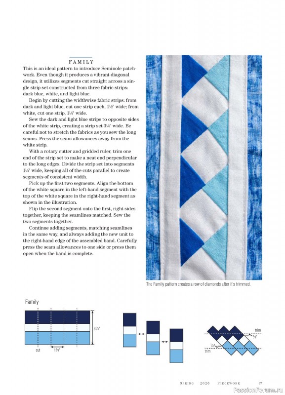 Коллекция проектов для рукодельниц в журнале &laquo;PieceWork - Spring 2025&raquo;