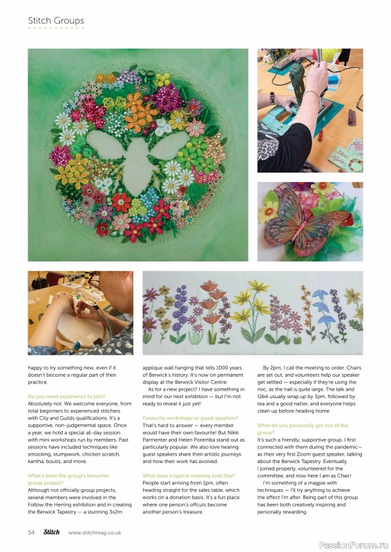 Коллекция проектов для рукодельниц в журнале «Stitch Magazine №158 2025»