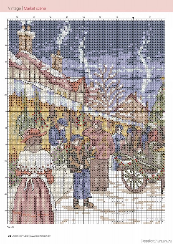 Коллекция вышивки в журнале «Cross Stitch Gold - Christmas 2024»