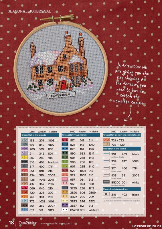 Коллекция вышивки в журнале «CrossStitcher №391 2023»