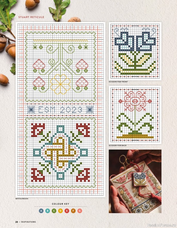 Коллекция вышивки в журнале &laquo;Inspirations №129 2026&raquo;