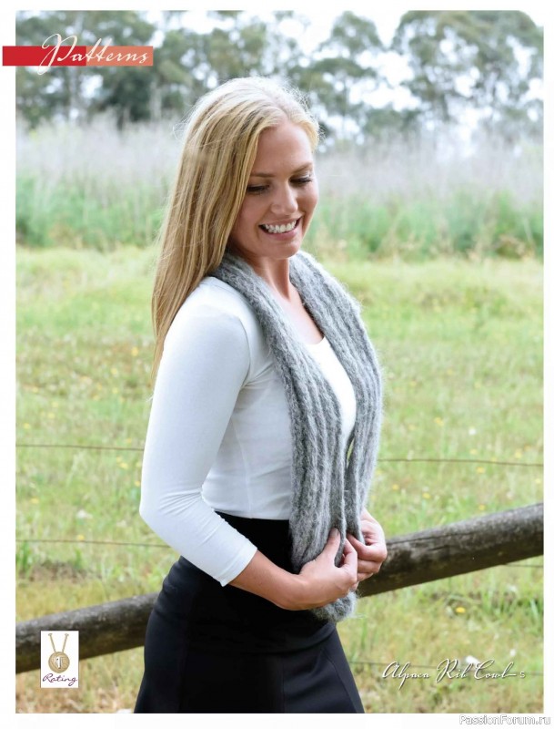 Вязаные модели спицами в журнале &laquo;Australian Knitting Vol.18 №1 2026&raquo;