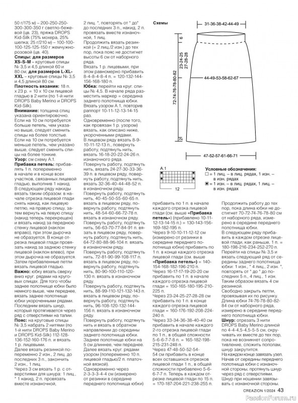 Вязаные модели в журнале «Creazion №1 2024»