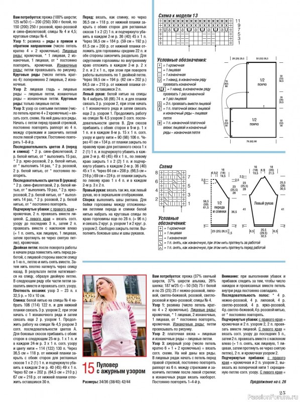 Вязаные модели в журнале «Сабрина №2 2024»