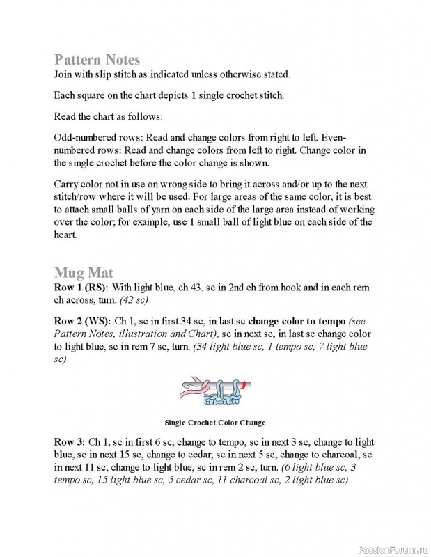 Вязаные проекты крючком в журнале «Pet Mug Mats»