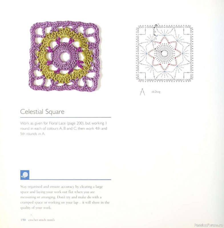 Вязаные проекты в книге &laquo;Crochet Stitch Motifs&raquo;. Продолжение