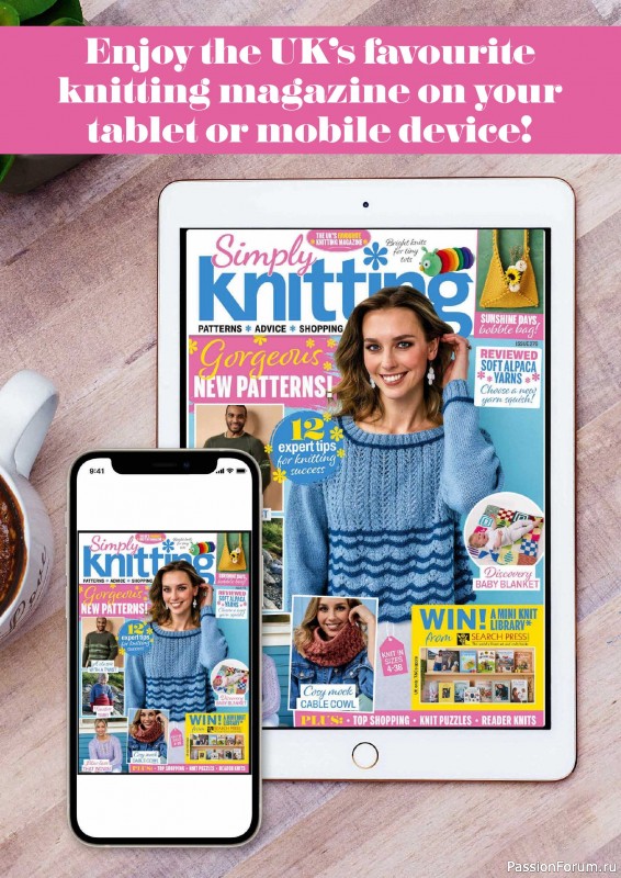 Вязаные проекты в журнале &laquo;Simply Knitting №276 2026&raquo;
