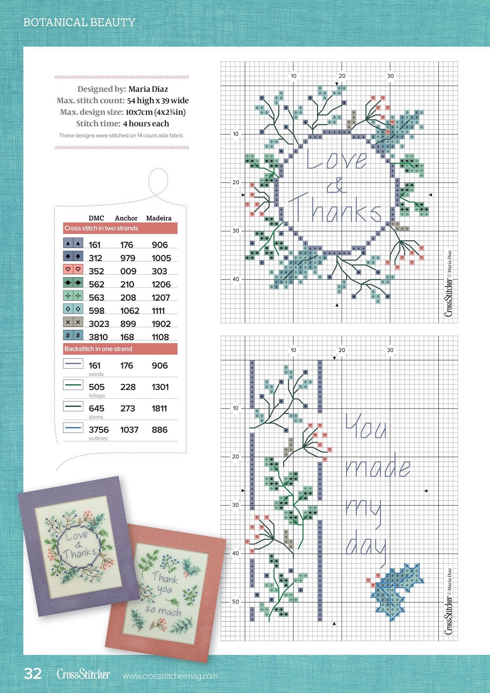 Схемы вышивки крестом в журнале "CrossStitcher" №378 2022 Схемы вышивки крестом в журнале "CrossStitcher" №378 2022