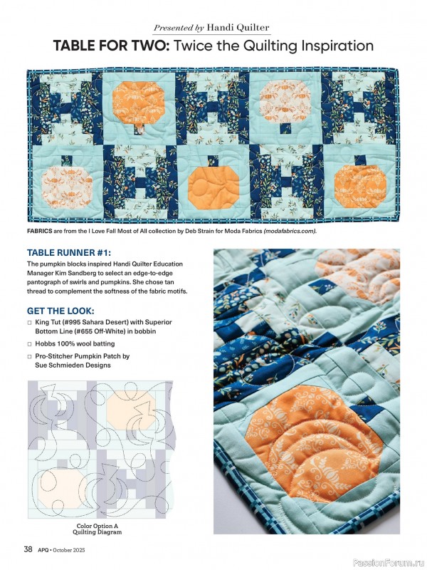 Коллекция проектов для рукодельниц в журнале «American Patchwork & Quilting №196 2025»