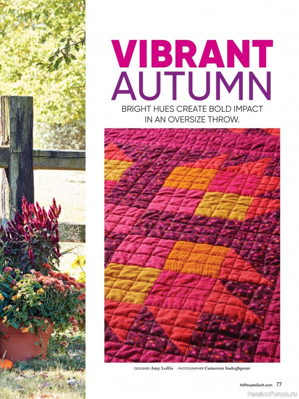Коллекция проектов для рукодельниц в журнале «American Patchwork & Quilting №196 2025»