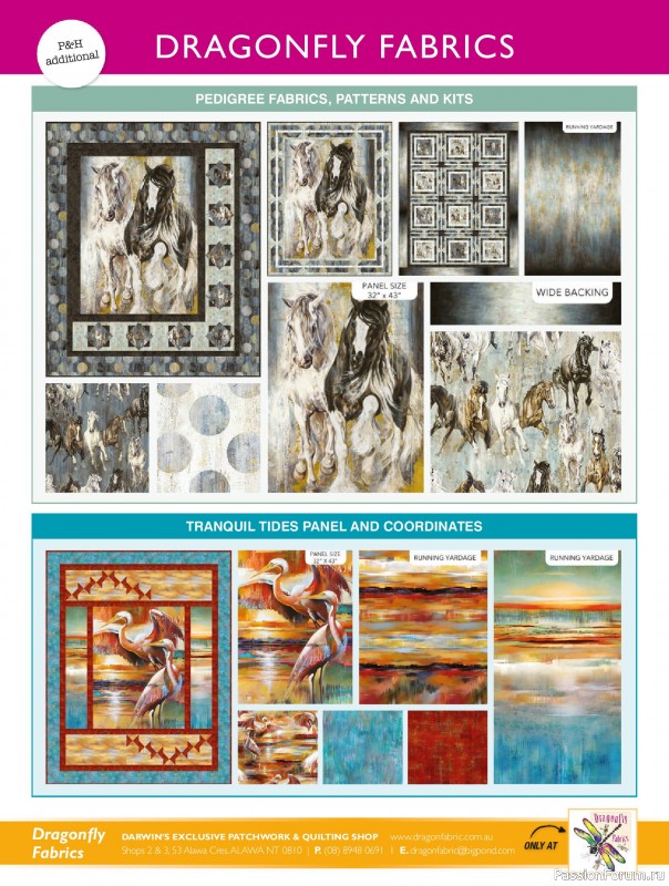 Коллекция проектов для рукодельниц в журнале «Australian Homespun №228 2025»