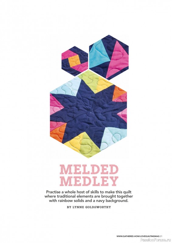 Коллекция проектов для рукодельниц в журнале &laquo;Love Patchwork & Quilting №158 2025&raquo;