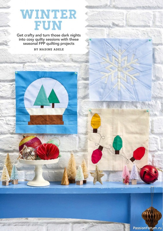 Коллекция проектов для рукодельниц в журнале &laquo;Love Patchwork & Quilting №158 2025&raquo;