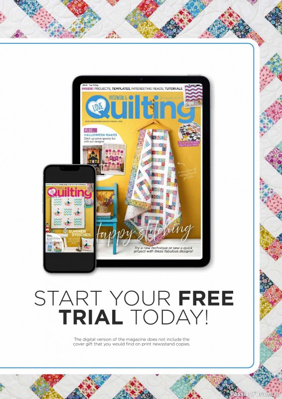 Коллекция проектов для рукодельниц в журнале &laquo;Love Patchwork & Quilting №167 2026&raquo;