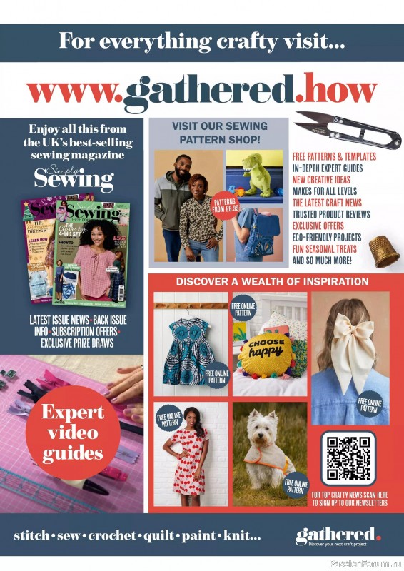 Коллекция проектов для рукодельниц в журнале &laquo;Mollie Makes - Mindful Crafting 2026&raquo;