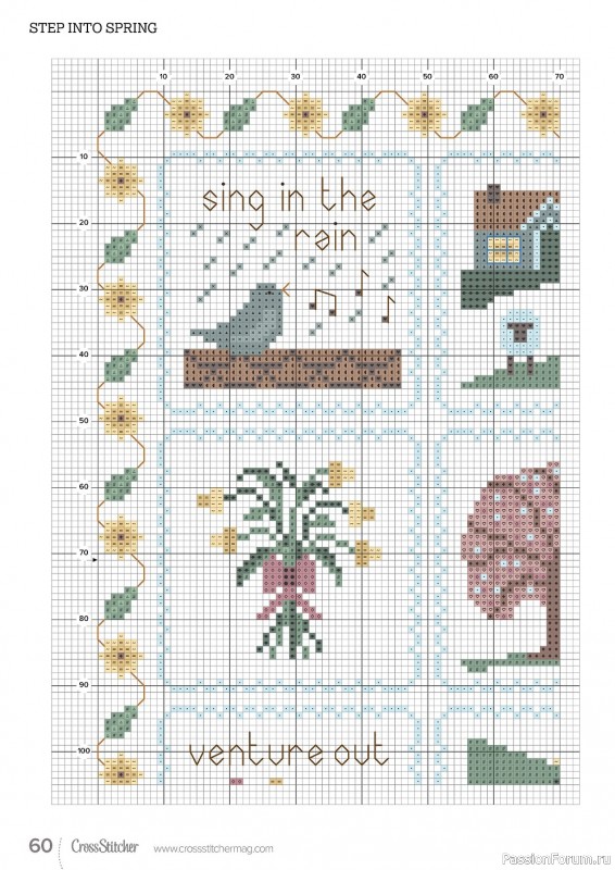 Коллекция вышивки крестиком в журнале «CrossStitcher №381 2022»