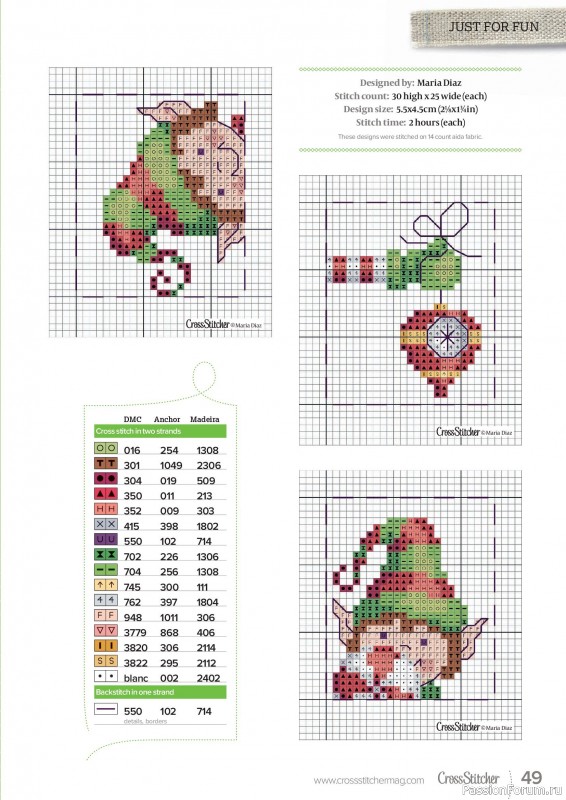 Коллекция вышивки в журнале &laquo;CrossStitcher №442 2026&raquo;