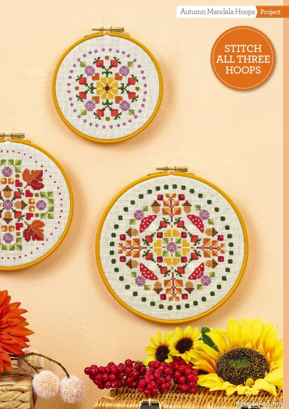 Коллекция вышивки в журнале «The World of Cross Stitching №375 2026»