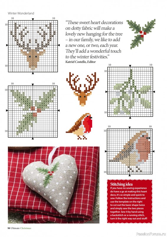 Коллекция вышивки в журнале «Ultimate CrossStitch – Christmas 2026»