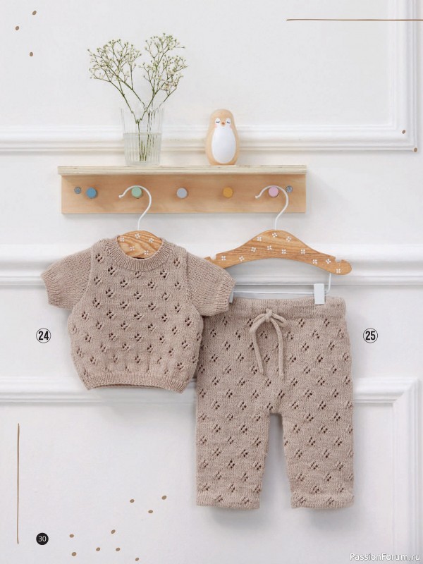 Вязаные модели для детей в журнале «Baby Maschenmode №64 2024»