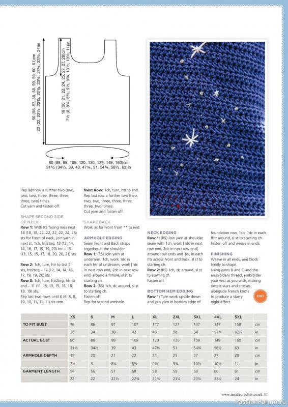 Вязаные модели крючком в журнале «Inside Crochet №137 2021»