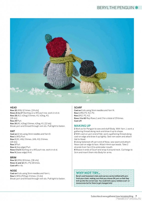 Вязаные проекты крючком в журнале «Simply Knitting №270 2025»