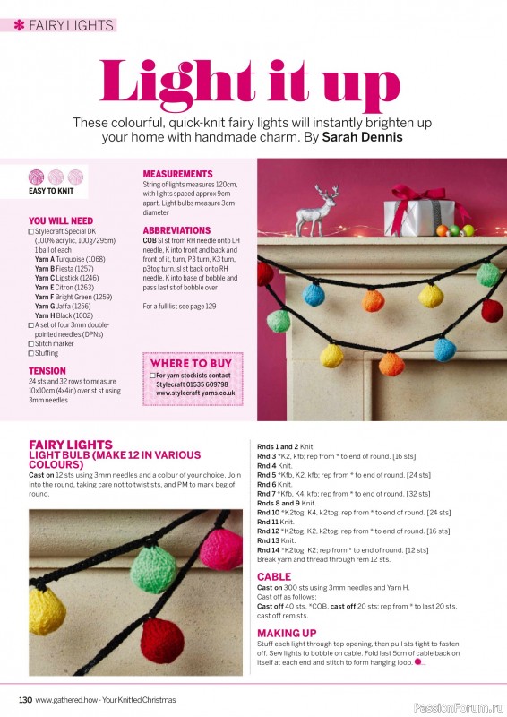 Вязаные проекты крючком в журнале «Simply Knitting - Your Knitted Christmas - 2025»