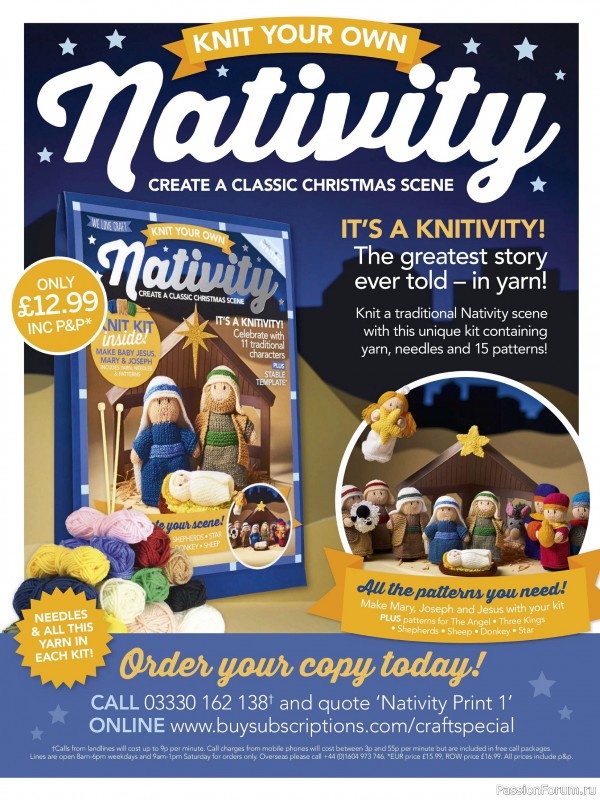 Вязаные проекты крючком в журнале «Your Crochet Christmas - 2025»