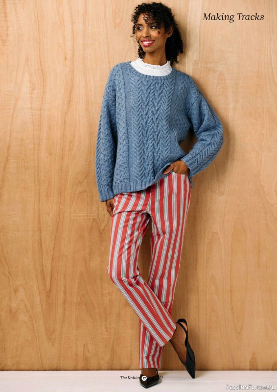 Вязаные проекты спицами в журнале «The Knitter №222 2025»