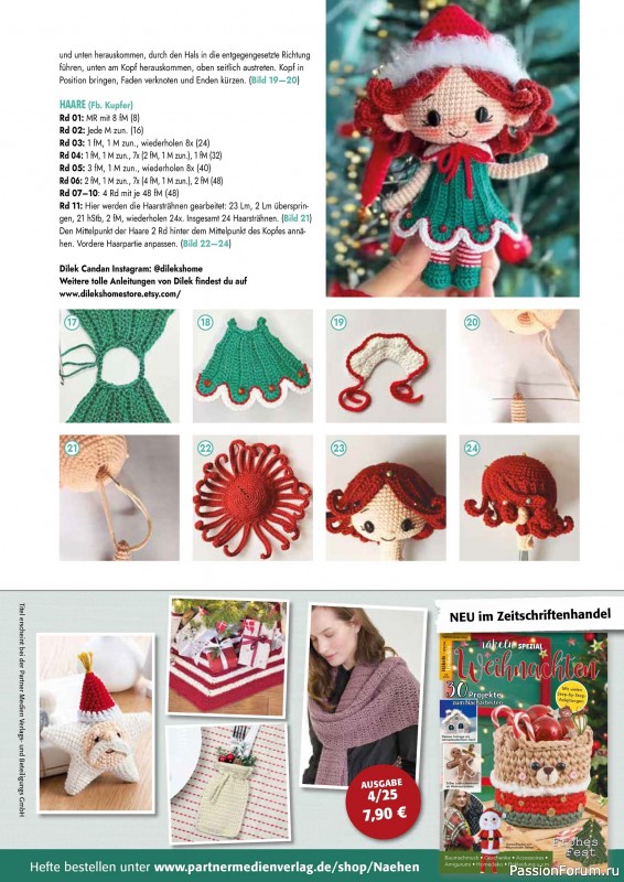 Вязаные проекты в журнале «Amigurumi Magazin №23 2025»