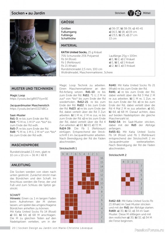 Вязаные проекты в журнале «Marie's Socken & Accessoires №7 2025»