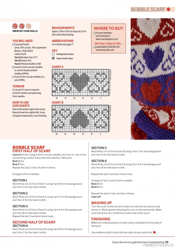 Вязаные проекты в журнале &laquo;Simply Knitting №273 2026&raquo;